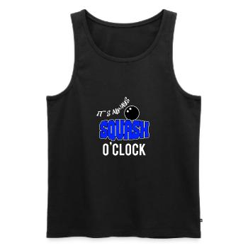 squash - Männer Premium Bio Tank Top - Schwarz - Vorne - Michal (187cm)