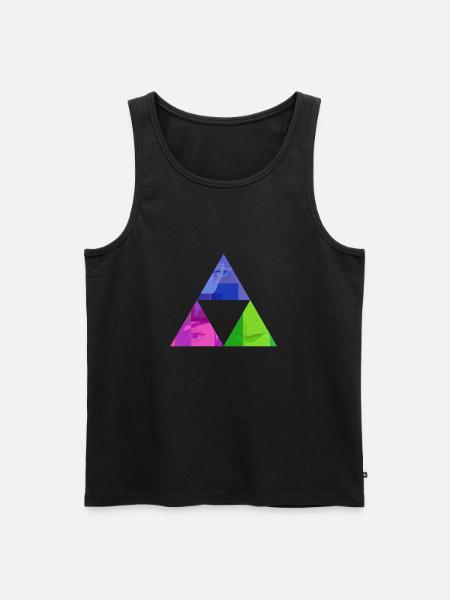 comic - Men's Premium Organic Tank Top - black