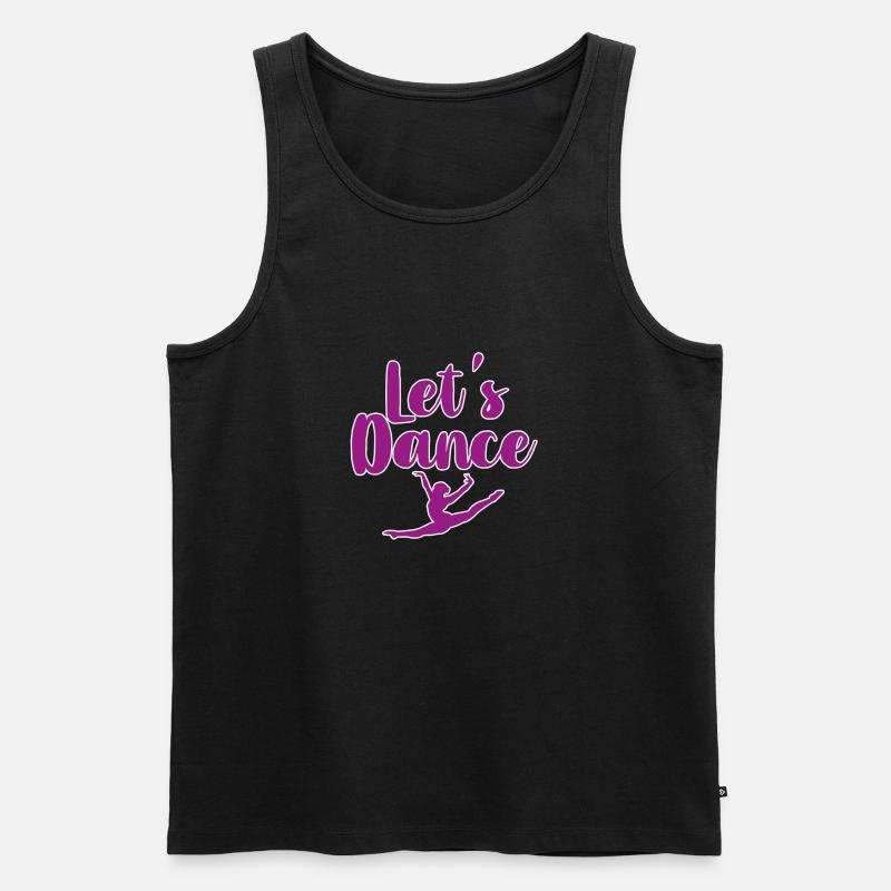 lets dance - Männer Premium Bio Tank Top - Schwarz