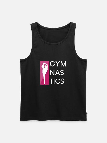 Gymnastics - Männer Premium Bio Tank Top - Schwarz