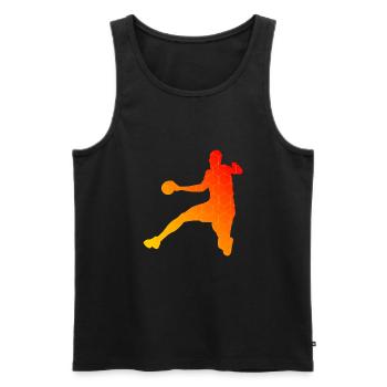 Handball Women Handball Players Handball Men - Men's Premium Organic Tank Top - black - Front - Michal (187cm)