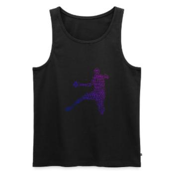 Handball Handball players Handball players Handball games - Men's Premium Organic Tank Top - black - Front - Michal (187cm)