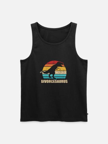 Scheidung - Männer Premium Bio Tank Top - Schwarz
