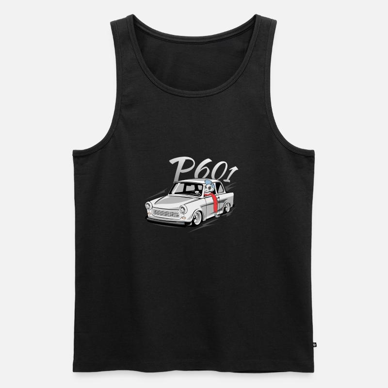  601- Zweitaktfahrer - Männer Premium Bio Tank Top - Schwarz