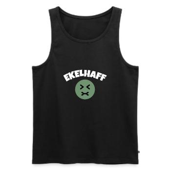 Frauen Tausch Ekelhaff Nadine w - Männer Premium Bio Tank Top - Schwarz - Vorne - AI Model Male 178 light (178cm)