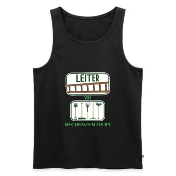 garten kleingarten leiter vom rechenzentrum ernte - Männer Premium Bio Tank Top - Schwarz - Vorne - Michal (187cm)