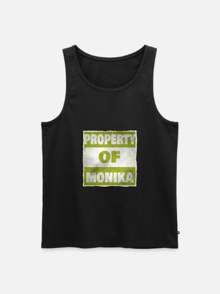 Monika - Men's Premium Organic Tank Top - black