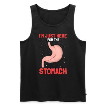 Conception de pontage gastrique et de pontage gastrique - Débardeur bio Premium Homme - noir - Devant - Michal (187cm)
