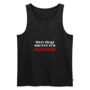 Kaiserslautern - Männer Premium Bio Tank Top - Schwarz - Vorne - Michal (187cm)