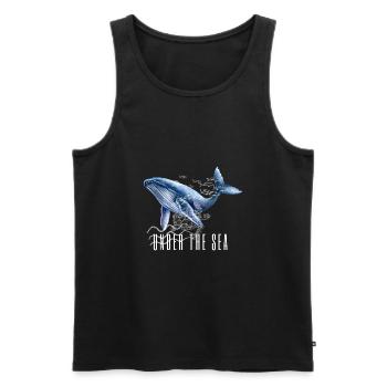 in the sea - Men's Premium Organic Tank Top - black - Front - Michal (187cm)