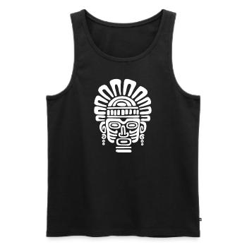Culture inca, Amérique latine - Débardeur bio Premium Homme - noir - Devant - AI Model Male 178 light (178cm)