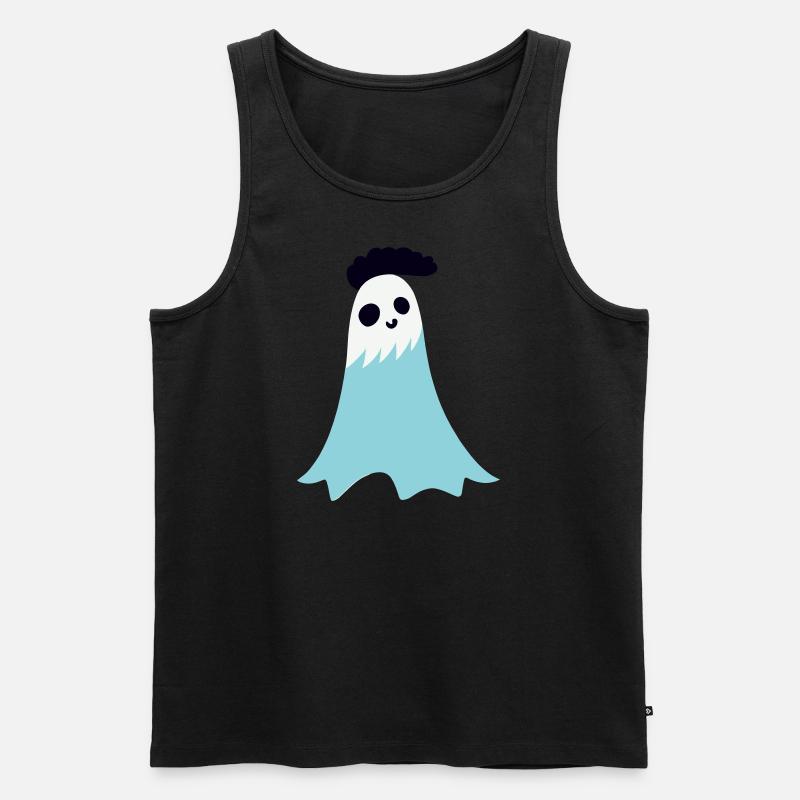 Geist - Männer Premium Bio Tank Top - Schwarz