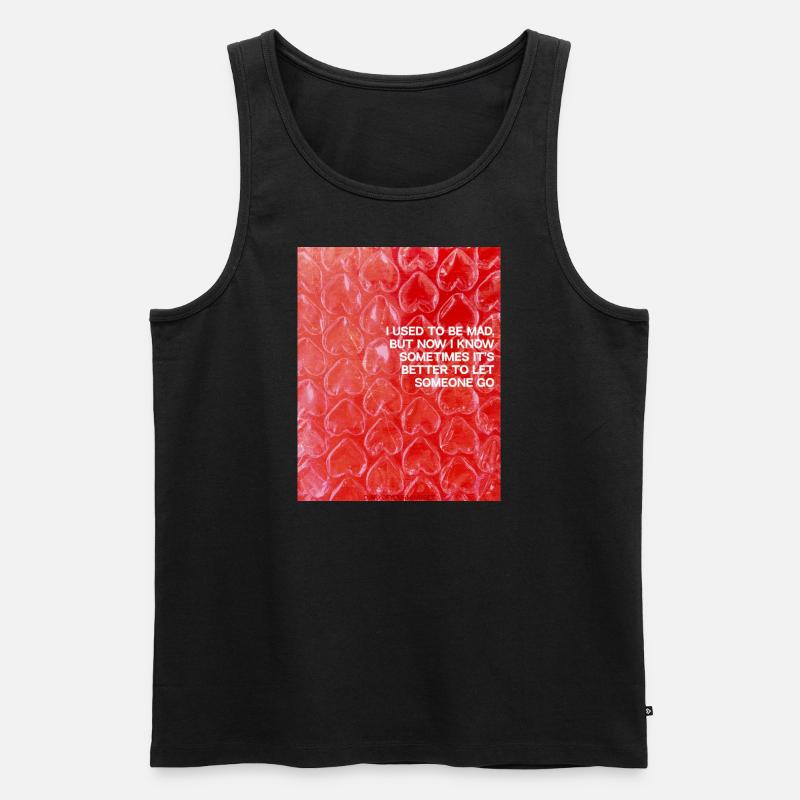 Let Go - Männer Premium Bio Tank Top - Schwarz
