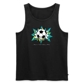 Next Pro - Fußball - Fußballfans - Fußballer - Männer Premium Bio Tank Top - Schwarz - Vorne - AI Model Male 178 light (178cm)