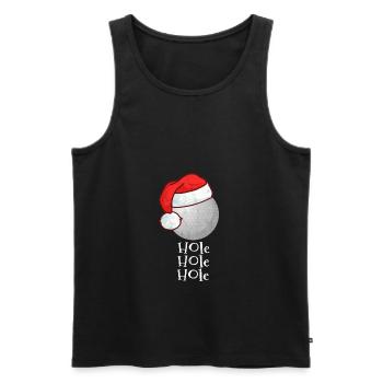 Golf Christmas Gift Sport Funny Ball - Men's Premium Organic Tank Top - black - Front - Michal (187cm)