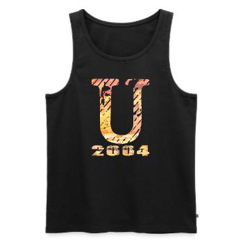 U 2004 Name Year of Birth Gift - Men's Premium Organic Tank Top - black - Front - Michal (187cm)