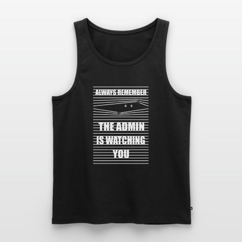 Administrator Admin IT EDP Computer PC Network Men's Premium Organic Tank Top