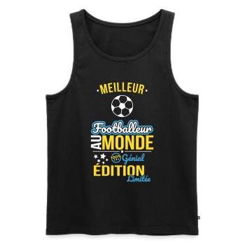 Best Footballer in the World - 100% Awesome - Men's Premium Organic Tank Top - black - Front - Michal (187cm)