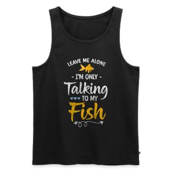 Aquarium Aquarists Pets Ornamental fish - Men's Premium Organic Tank Top - black - Front - Michal (187cm)
