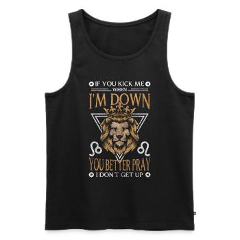 Horoskop Geburt Sternbild - Männer Premium Bio Tank Top - Schwarz - Vorne - AI Model Male 178 light (178cm)