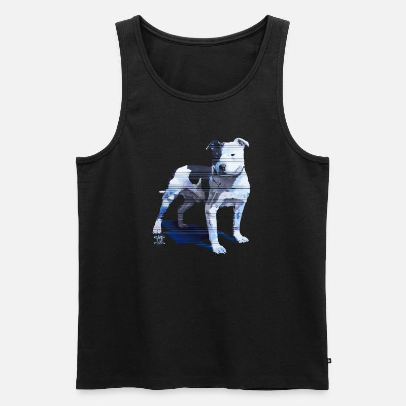 Riesleman - Männer Premium Bio Tank Top - Schwarz