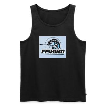 SGN 08 07 2022 1659857637836 - Männer Premium Bio Tank Top - Schwarz - Vorne - Michal (187cm)
