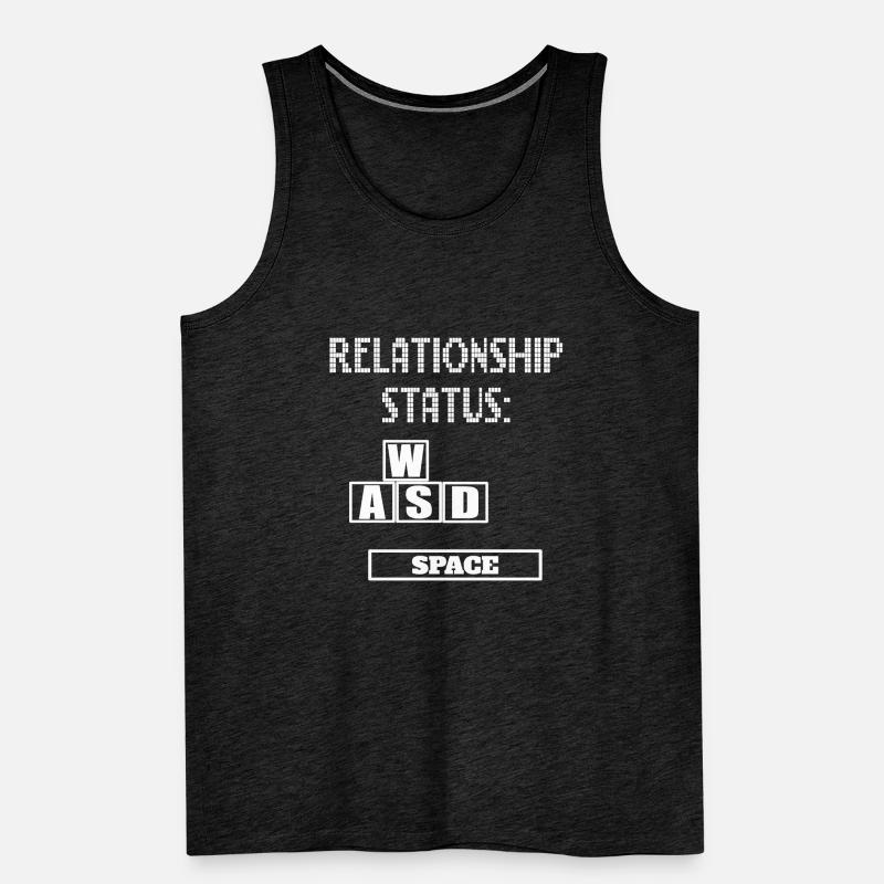 Game Player Relationship Controller Online Graphics Men's Premium Organic Tank Top
