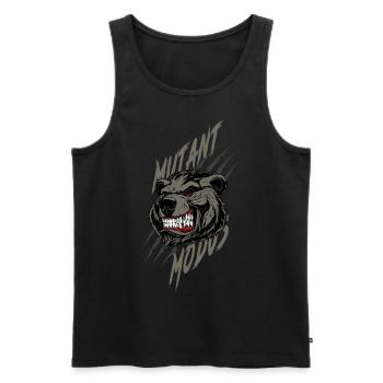 Mutant Modus - Débardeur bio Premium Homme - noir - Devant - Michal (187cm)