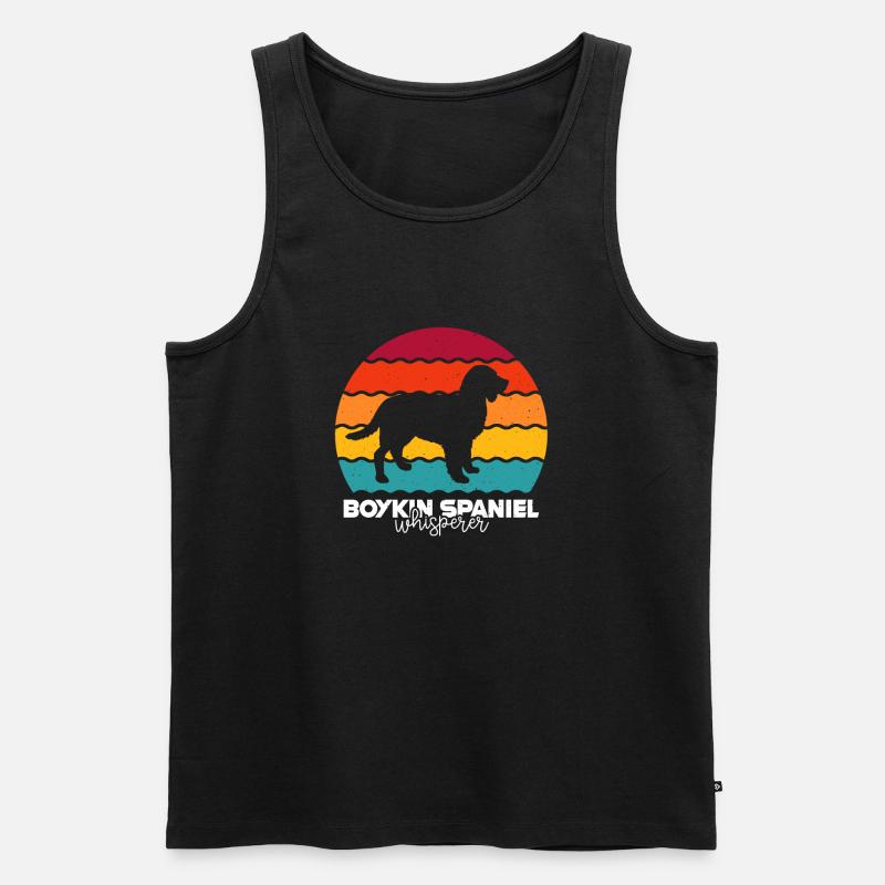 Boykin Spaniel - Männer Premium Bio Tank Top - Schwarz