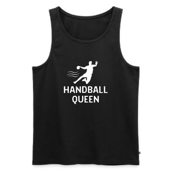 Handball Handball Player Saying Gift - Men's Premium Organic Tank Top - black - Front - AI Model Male 178 light (178cm)