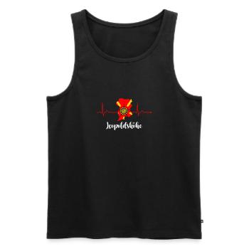 Lipperland Ostwestfalen Lippe Leopoldshöhe - Männer Premium Bio Tank Top - Schwarz - Vorne - AI Model Male 178 light (178cm)