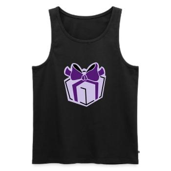 Geschenk 3 - Männer Premium Bio Tank Top - Schwarz - Vorne - Michal (187cm)