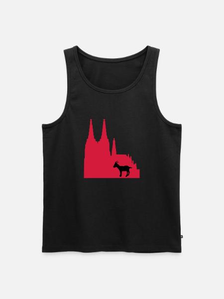 stadt_koeln - Männer Premium Bio Tank Top - Schwarz