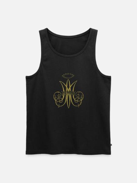 Traditional Catholic Virgin Mary Auspice Maria - Men's Premium Organic Tank Top - black