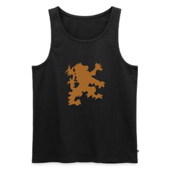 loewe - Men's Premium Organic Tank Top - black - Front - AI Model Male 178 light (178cm)