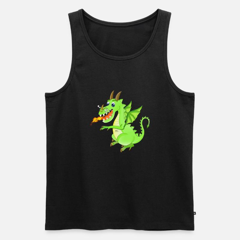 Drache - Männer Premium Bio Tank Top - undefined
