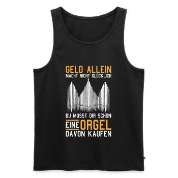 Orgel Leidenschaft Orgelspieler Pfeifenorgel Organ - Männer Premium Bio Tank Top - Schwarz - Vorne - Michal (187cm)