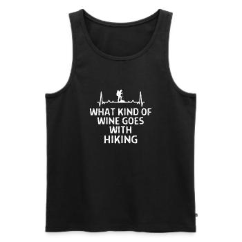 Klettern Kletterer Hiking Sprüche Geschenk - Männer Premium Bio Tank Top - Schwarz - Vorne - AI Model Male 178 light (178cm)