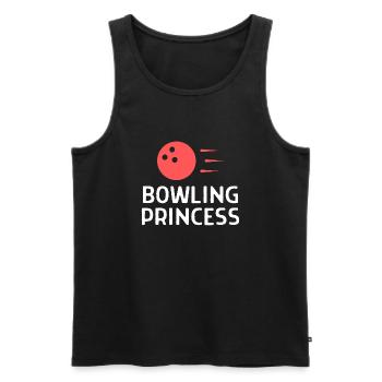 Bowling Sayings Bowling Bowler Skittles Gift - Men's Premium Organic Tank Top - black - Front - Michal (187cm)