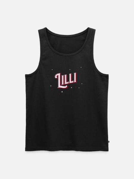Lilli name personalized - Men's Premium Organic Tank Top - black
