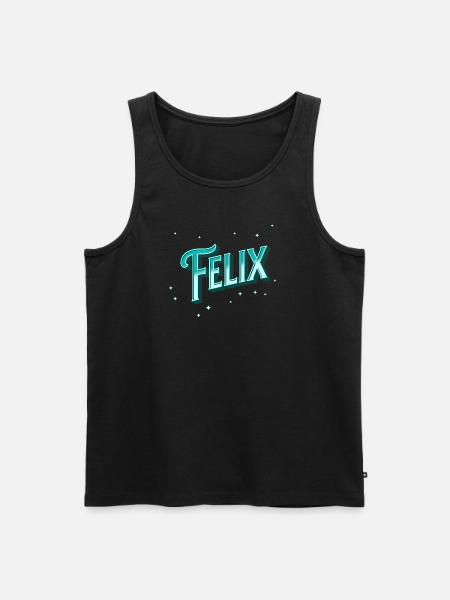 Felix name personalized - Men's Premium Organic Tank Top - black