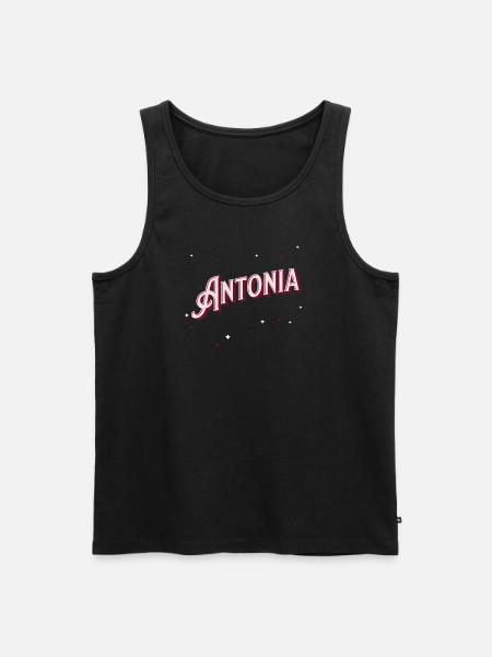 Antonia name personalized - Men's Premium Organic Tank Top - black