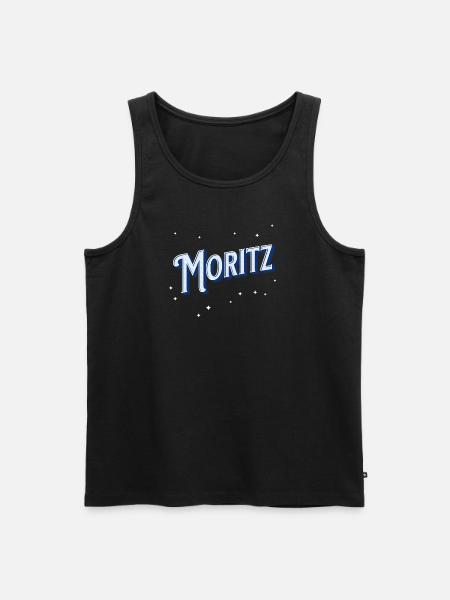 Moritz name personalized - Men's Premium Organic Tank Top - black