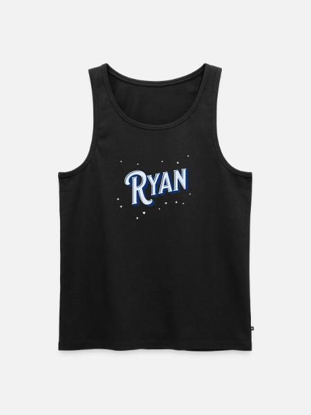 Ryan name personalized - Men's Premium Organic Tank Top - black