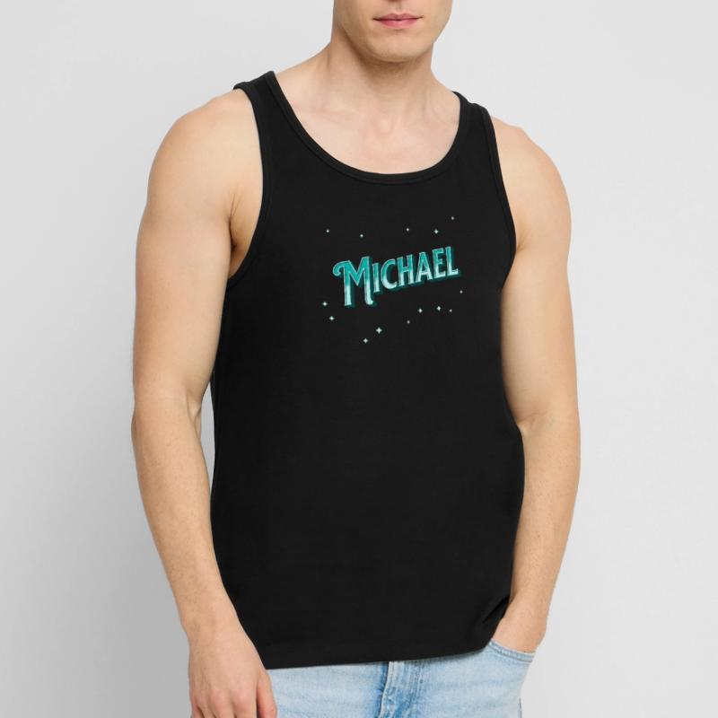 Michael name personalized Men's Premium Organic Tank Top