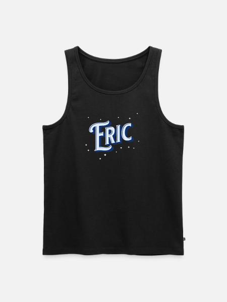 Eric names personalized - Men's Premium Organic Tank Top - black