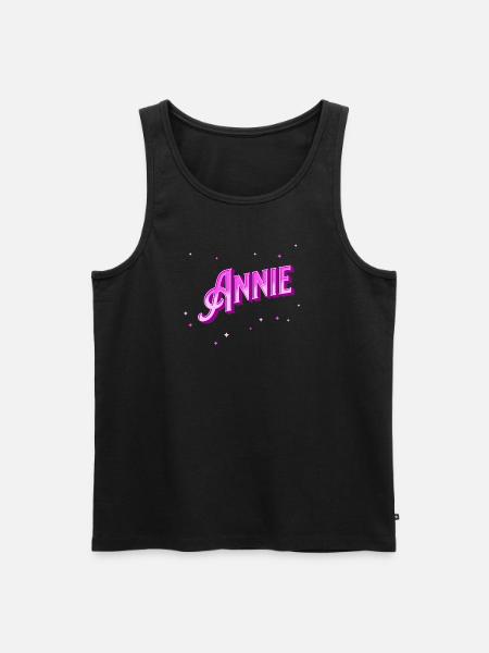 Annie name personalized - Men's Premium Organic Tank Top - black