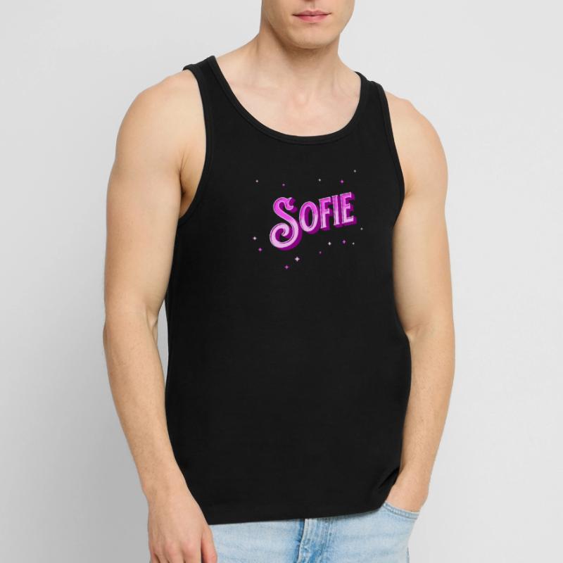 Sofie name personalized Men's Premium Organic Tank Top