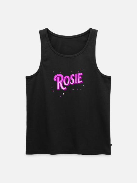 Rosie name personalized - Men's Premium Organic Tank Top - black