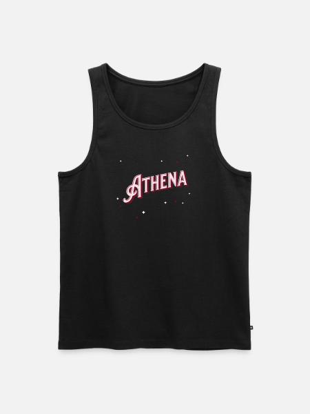 Athena name personalized - Men's Premium Organic Tank Top - black